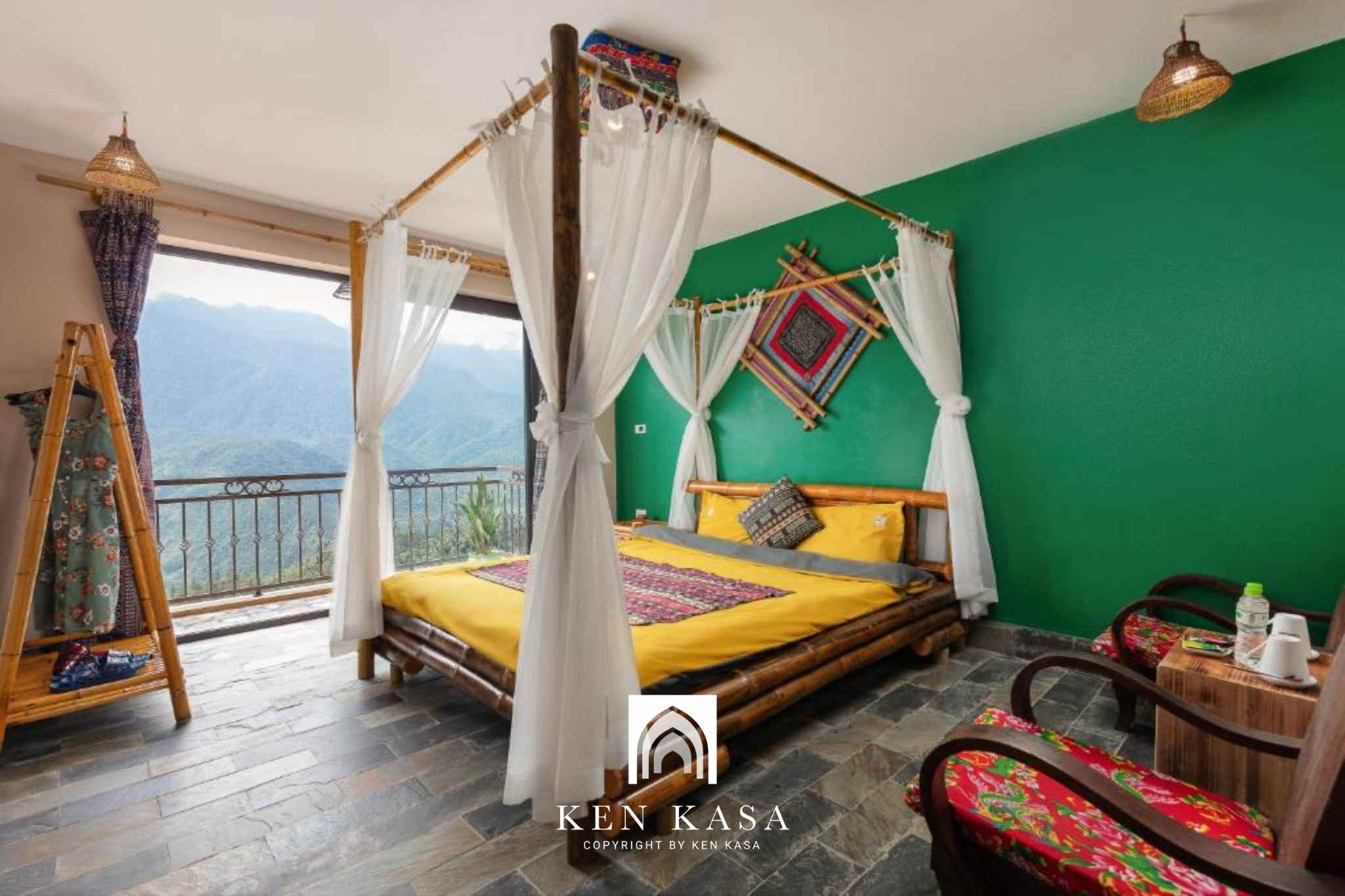 Thiết kế không gian mở trong thiết kế homestay giá rẻ 